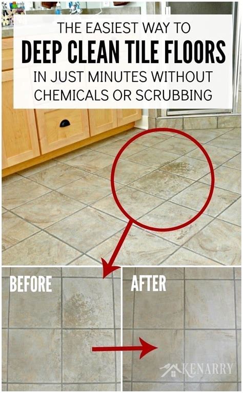 Wow I Love This Easy Idea For How To Clean Tile Floors Quickly And