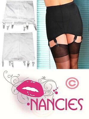 Nancies Lingerie 6 Strap Lycra Hosiery Shapewear Girdle With Garters