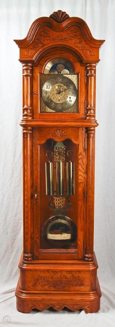 Howard Miller Oak GrandFather Clock, 1970's Lot 254 Clock,, 52% OFF