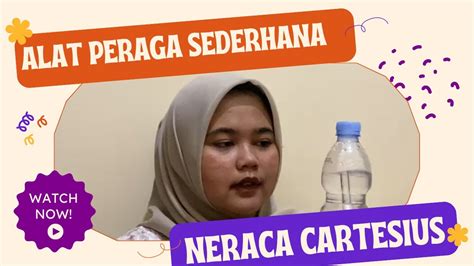 Praktikum Neraca Cartesius Menggunakan Alat Peraga Sederhana Youtube