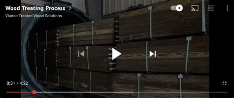 Part 9 The Pressure Treating Process Treated Wood