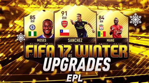 FIFA 17 NEW WINTER UPGRADES BPL FT SANCHEZ MANE MORE I BEST