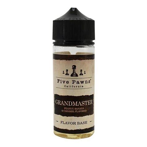 GRANDMASTER 100ML E LIQUID FIVE PAWNS UK Vape Store E Cig Clouds