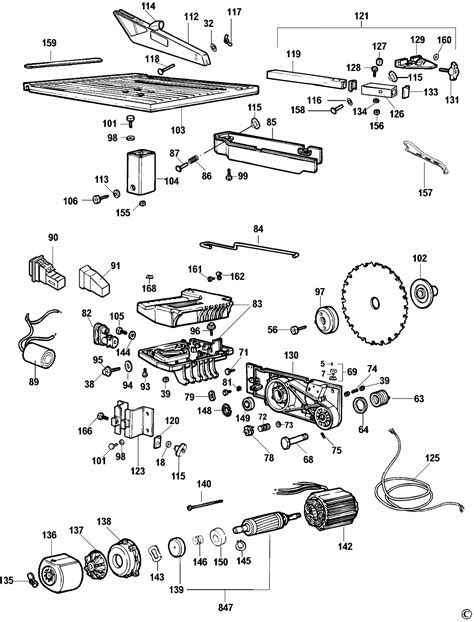 Schemat Piła wielofunkcyjna DEWALT DW710 Type2 DW710 QS części