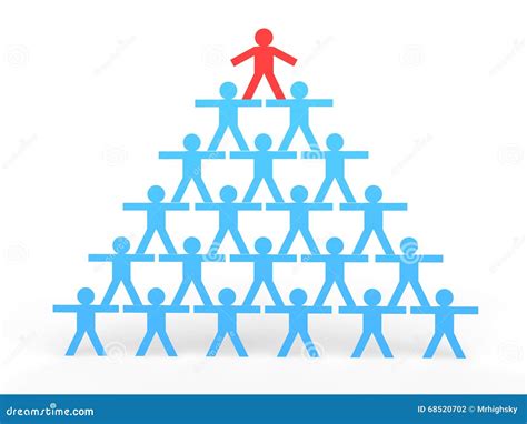 Human Pyramid Cartoon Vector | CartoonDealer.com #14548309