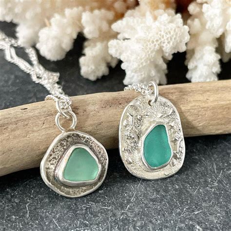 On Instagram Seafoam Sea Glass These Pendants Are Made Using