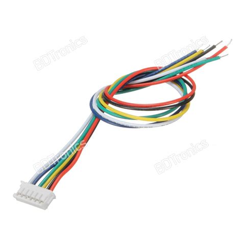 6 Pin Jst Sh 10mm Pitch Female Plug Connector With 100mm Wire Price In Bd