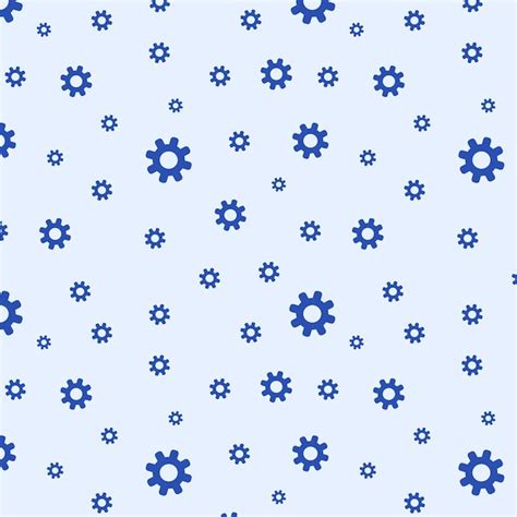 Premium Vector Blue Seamless Pattern