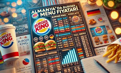 Almanyada Burger King Menü Fiyatları Güncel Bilgiler Ve Tam Menü