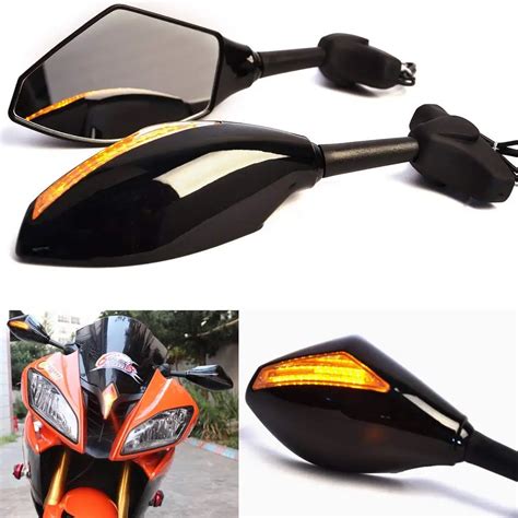 Global Pr Sent Led Turn Signal Integrated Mirrors For Honda Cbr