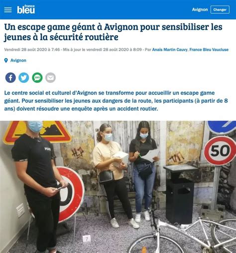 Un escape game géant à Avignon pour sensibiliser les jeunes à la