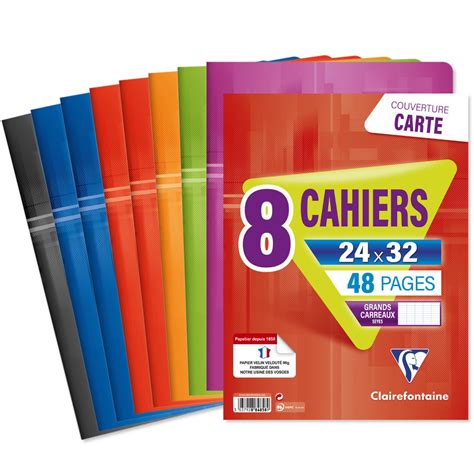 Cahier X Cm Pages Grands Carreaux G X Clairefontaine Le Lot