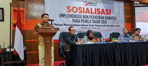 Hadapi Pemilu 2024 Bawaslu Kota Serang Jalin Sinergi Dengan Berbagai