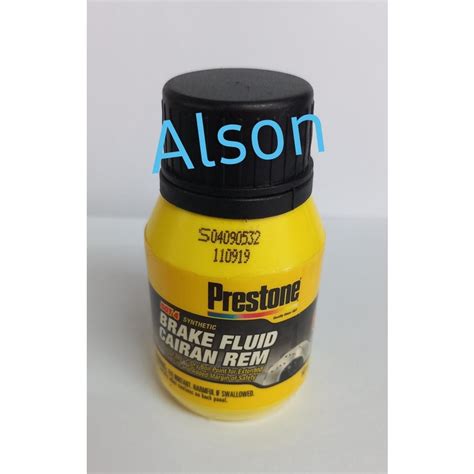 Jual Prestone Brake Fluid Cairan Minyak Rem Dot Ml Shopee Indonesia