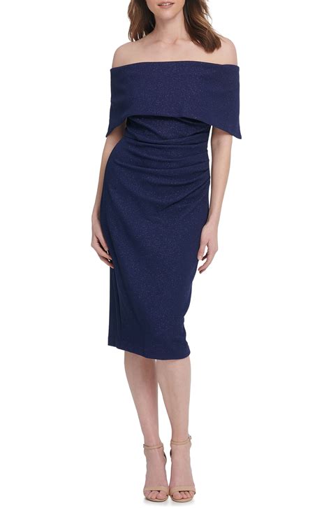 Vince Camuto Popover Off The Shoulder Cocktail Dress Available At