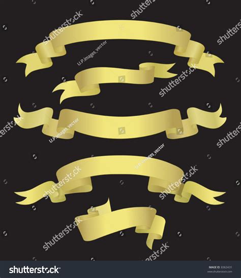 Golden Banners (Vector). In The Gallery Also Available Xxl Jpeg Image ...