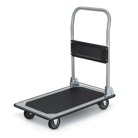 Monibloom 331 Lb Capacity Platform Hand Truck Cart With 360 Degree