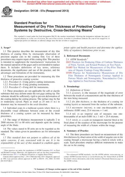 ASTM D A Standard Practices For Measurement Of Dry Film 54780 Hot Sex