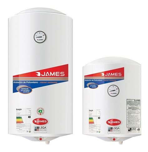 Calefon Termotanque James Litros Tanque Acero En