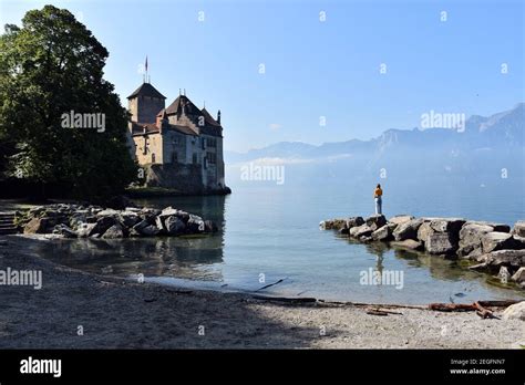 Montreux Suisse 24 août 2019 Château de Chillon sur Leman Genève