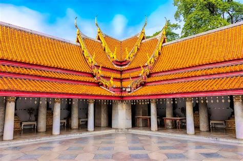 Premium Photo Marble Temple Of Bangkok Thailand The Famous Marble