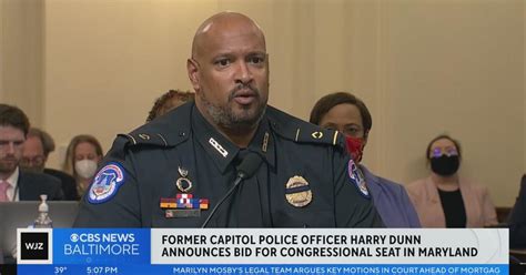 Former Capitol Police officer Harry Dunn announces bid for Congress in ...