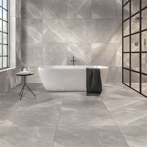 Storm Grey And White And Light Grey Marble Polished Porcelain Tile