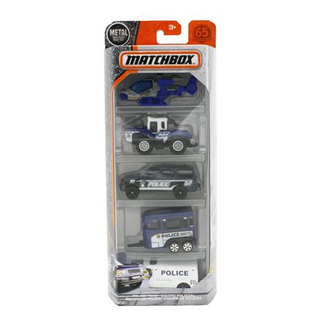 Matchbox Police Team 5 Pack