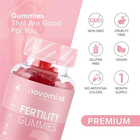 Fertility Gummies Probiotic Fertility Supplements 25 Vitamins And Minerals Ebay