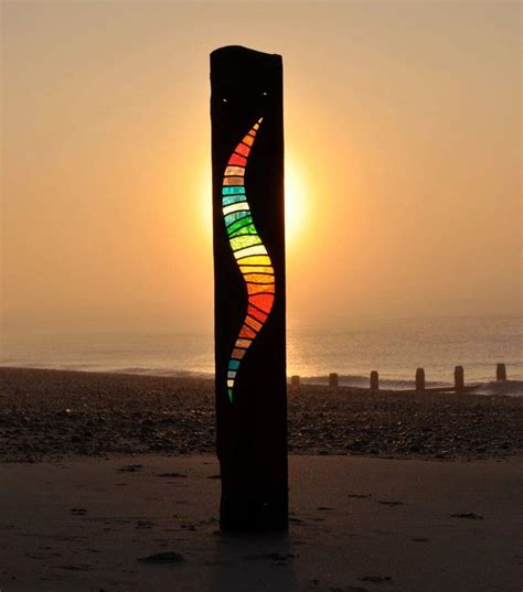 Colorful Patterns Of Stained Glass Nestle Within Repurposed Sea Defense Timber — Colossal