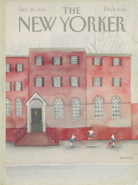 The New Yorker October 28 1985 Susan Davis Front Cover Only Ebay