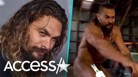 Jason Momoa Rides Bike Naked In Cheeky New Video Youtube