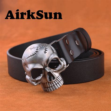 Aliexpress Buy AirkSun2017 Fashion Skull Punk Long Designer Belts