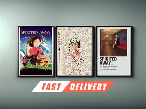 Spirited Away Posters Studio Ghibli Chihiro Poster Spirit Inspire