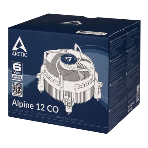 Arctic Alpine Series Co Compact Lp Low Profile Intel Cpu