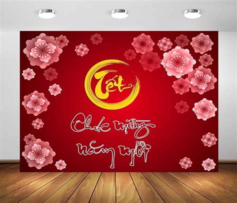 Amazon BELECO 15x8ft Fabric Happy Vietnamese New Year Backdrop