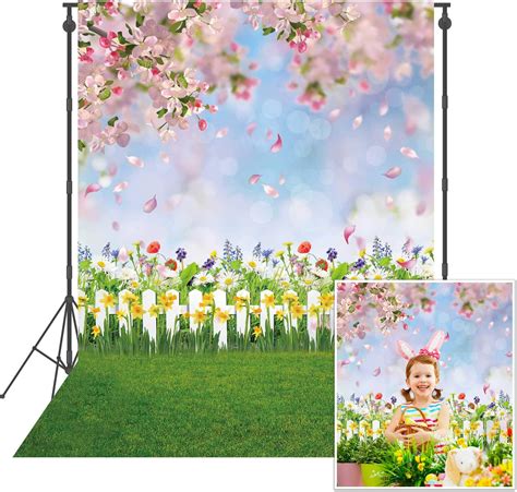 Amazon Msocio X Ft Durable Polyester Spring Easter Backdrop