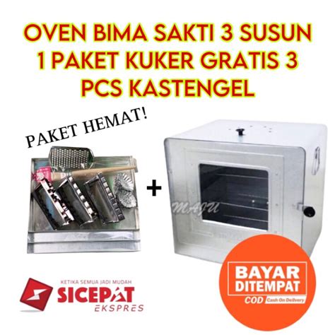 Jual Oven Bima Sakti Tangkring Kompor Open Kue Susun Rak Anti Karat