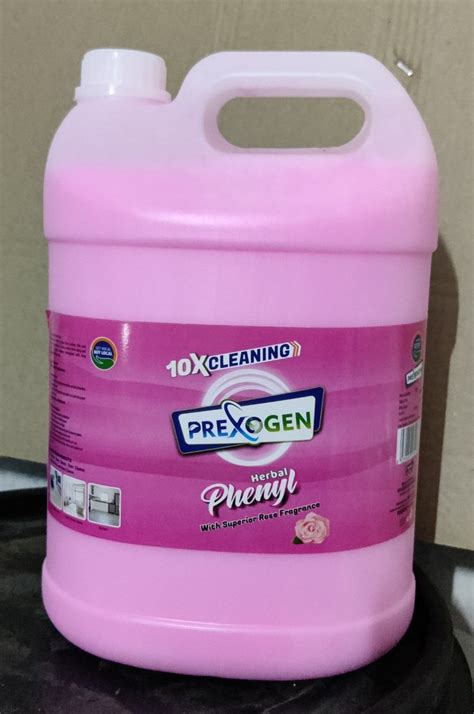 Prexogen Pink Rose Herbal Phenyl Can Packaging Size Litre At Rs