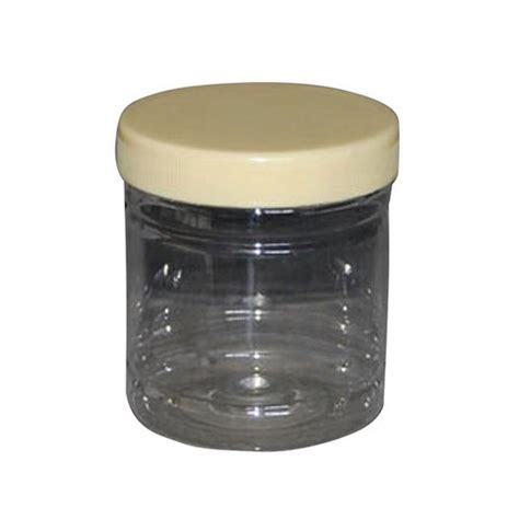 Transparent Glass Round Shape Cosmetic Jar With Screw Cap At Best Price