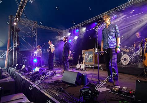 British Folk Band Longest Johns Performs Editorial Stock Photo Stock