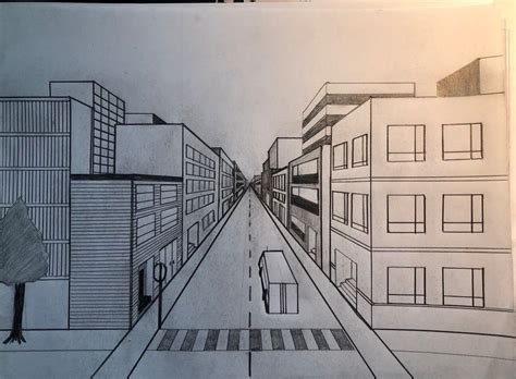 How To Draw One Point Perspective Draw Room City Cube Artofit