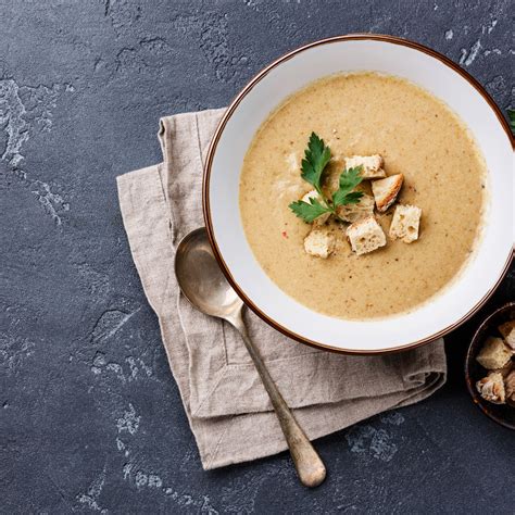 Crock Pot Mushroom Bisque With Gin Easy Slow Cooker Soup