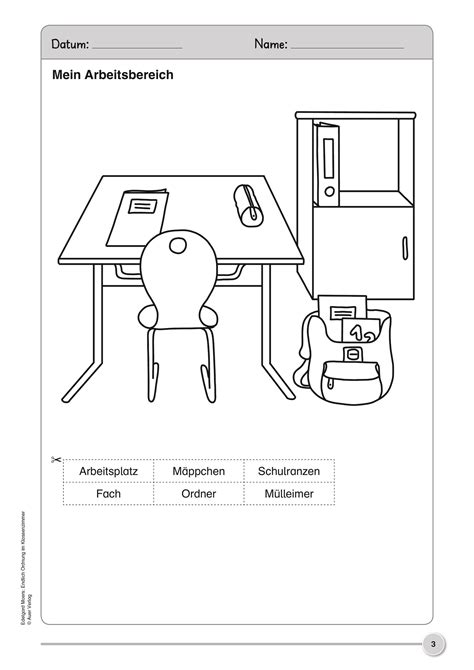 Grundschule Unterrichtsmaterial Organisation Und Selbstmanagement