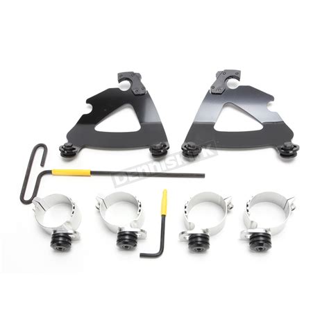 Memphis Shades Black Trigger Lock Mount Kit For Road Warrior Fairing