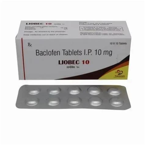 Baclofen 10 Mg Tablets At Rs 120box Baclofen Tab In Bhiwani Id