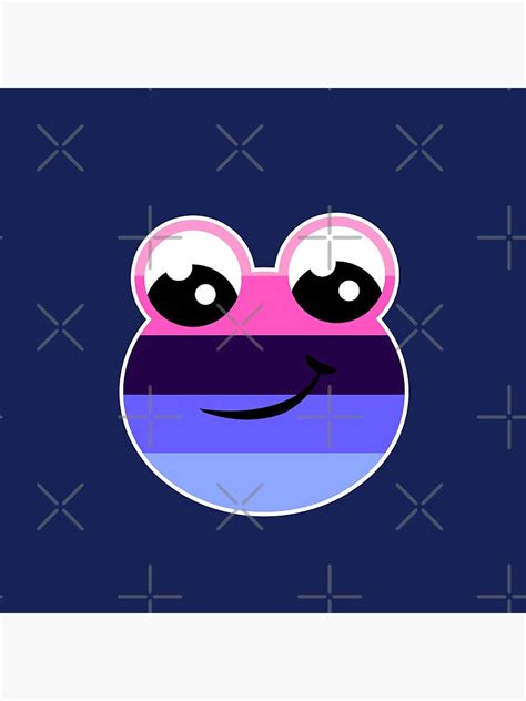 Frog Face Omni Pride Flag Omni Pride Frog Cute Omni Pride Omnisexual