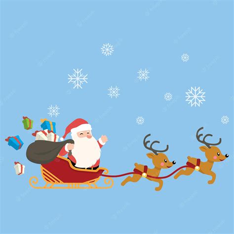 Logotipo De Santa Claus Y Diseño De Ilustración Vectorial Vector Premium