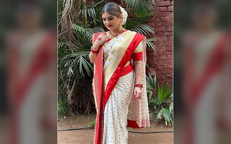 Srabonti Chatterjee In Saree