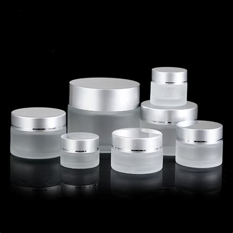 Frosted Glass Cream Jar Cosmetic Packaging Manufacturers